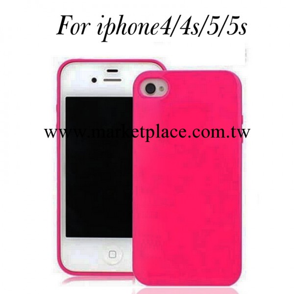 蘋果4s彩色果凍手機殼 iphone5s代TPU保護套 實色TPU手機套殼軟殼工廠,批發,進口,代購