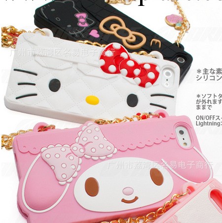 潮款 美樂蒂凱蒂貓Hellokitty手提袋iPhone5包包矽膠保護套手機殼工廠,批發,進口,代購