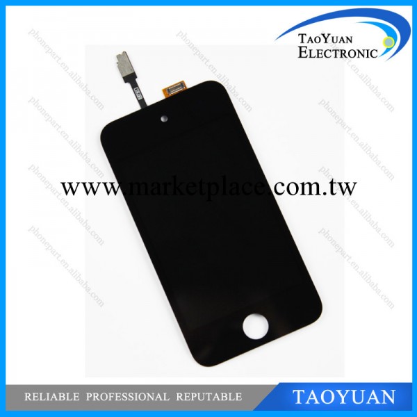 直銷 全新Ipod 4 LCD 顯示屏幕 touch 4 總成 手機液晶 屏幕總成工廠,批發,進口,代購