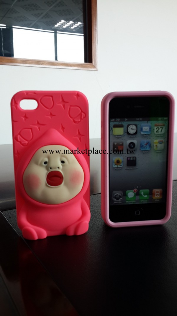 新款iphone手機套 日本屁桃君手機套 日本農場精靈手機套工廠,批發,進口,代購