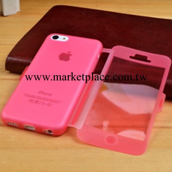 iPhone5c帶扣手機殼_透明翻蓋保護套_簡約手機套_廠傢批發直銷工廠,批發,進口,代購
