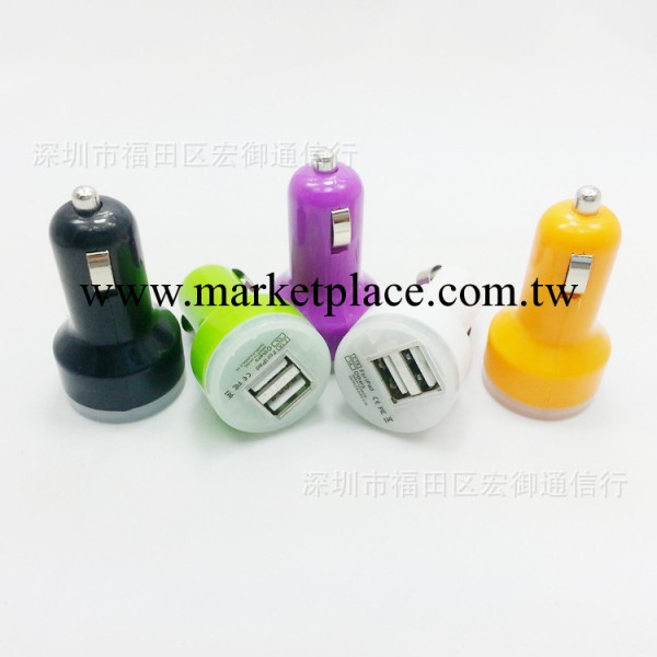 奶嘴2.1A車載充電器 雙USB IPHONE4 4S IPHONE5 IPAD MINI通用工廠,批發,進口,代購
