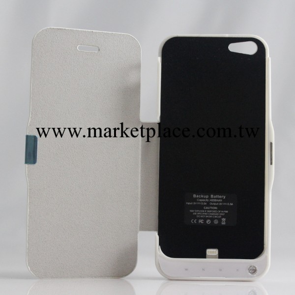 新款高品質保證4200 iphone5手機背夾電池皮套工廠,批發,進口,代購