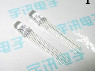 廠傢直供共陽 全彩LED 5MM 四腳紅綠藍三色 RGB 高亮發光二極管工廠,批發,進口,代購