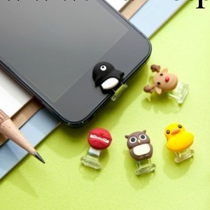 臺灣Bone iphone 5 ipad 可愛動物按鈕貼 手機防塵塞工廠,批發,進口,代購
