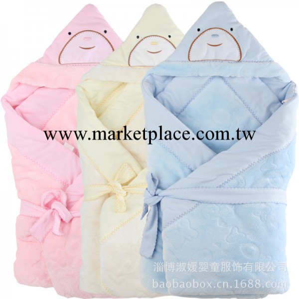 新款秋冬加厚純棉 珊瑚絨抱被 抱毯 嬰兒用品批發 3133工廠,批發,進口,代購
