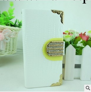 iPhone5C奢華鑲鉆蘋果5C 蜥蜴紋皮套 I5C手機套保護殼左右翻皮套工廠,批發,進口,代購