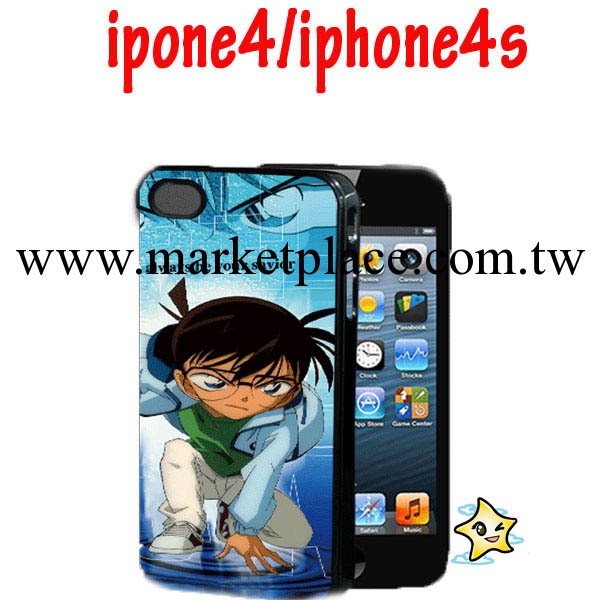 名偵探柯南iphone4/iphone4S通用3D手機殼工廠,批發,進口,代購