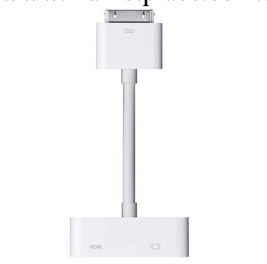 蘋果ipad1 2 3 to hdmi高清線 IPHONE4S轉HDMI+30PIN接口 AV線工廠,批發,進口,代購