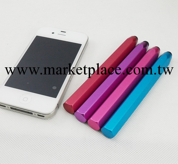 ipad 2/3手寫筆 畫畫筆 new ipad3大六角金屬電容筆 直徑1.2CM工廠,批發,進口,代購