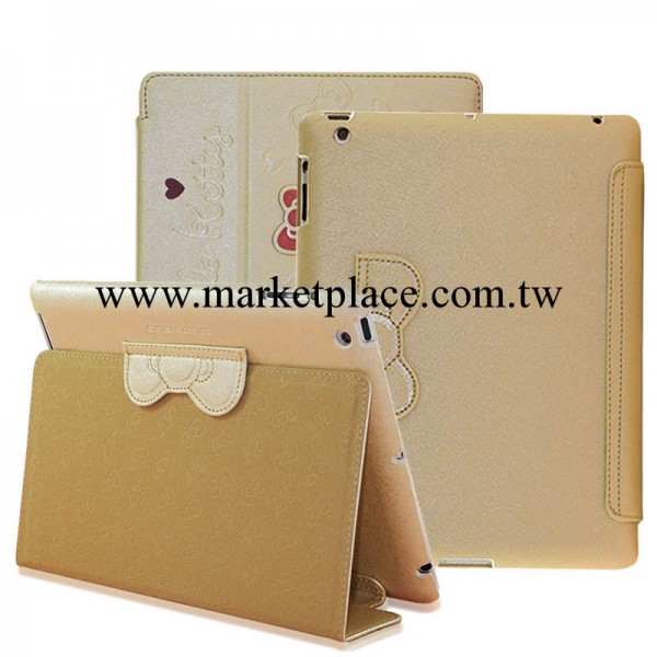 iPad2/3保護套新款hellokitty蘋果保護殼iPad mini卡通休眠皮套工廠,批發,進口,代購