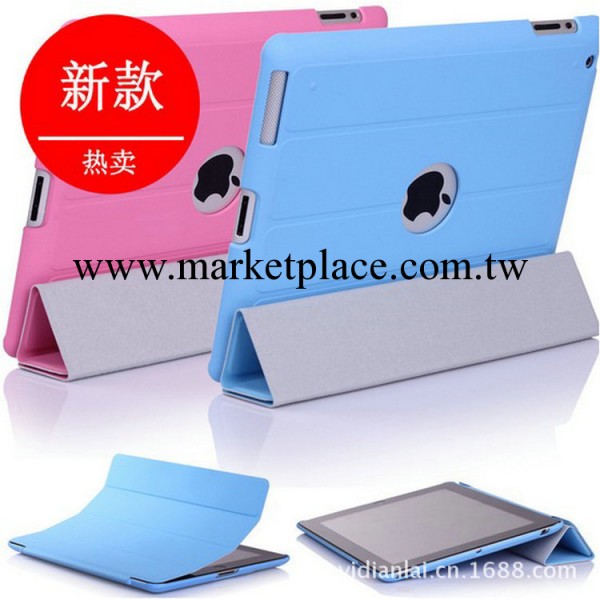 蘋果ipad休眠皮套ipad2/3/4帶孔連身保護套 new ipad智能休眠皮套工廠,批發,進口,代購