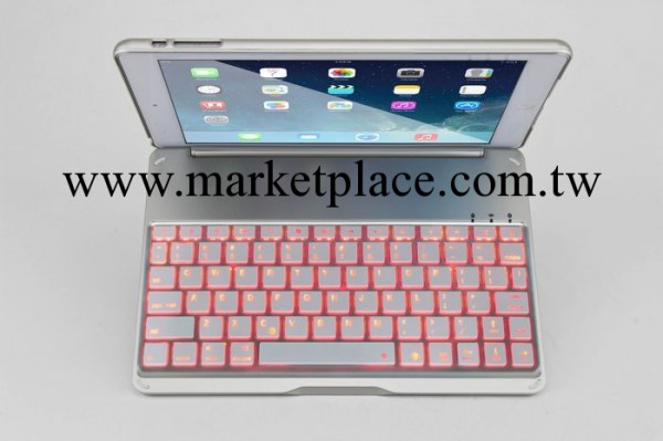 Ipad Air超強背光藍牙鍵盤七色背光鍵盤藍牙鍵盤保護殼ipad5工廠,批發,進口,代購