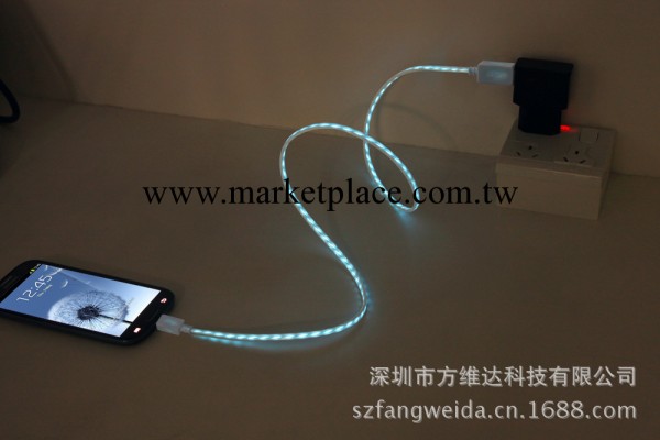 供應；蘋果 ipad iphone 三星 samsung 充電 數據傳輸線/發光線工廠,批發,進口,代購