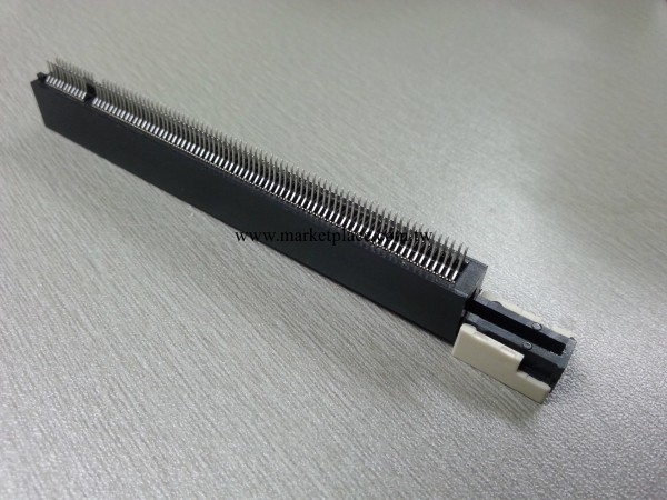 【企業集采】帶滑扣PCI-e164PIN夾板式插槽連接器工廠,批發,進口,代購