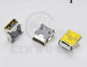 MINI USB B TYPE 5PIN FEMALE SMT 連接器工廠,批發,進口,代購
