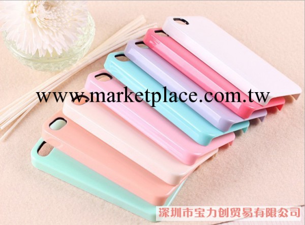 糖果色蘋果手機殼批發 iphone4/4S/5S/5C貼鉆噴油素材殼蛋糕殼工廠,批發,進口,代購