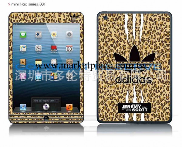 IPAD MINI卡通貼膜 平板卡通 炫彩卡通膜 平板彩膜工廠,批發,進口,代購