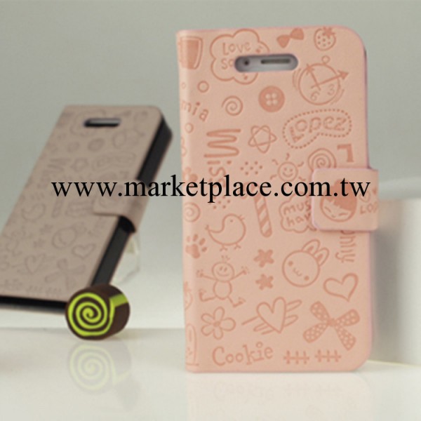 蘋果4s皮套 小魔女卡通皮套 iphone5s手殼手機套 蘋果4手機套工廠,批發,進口,代購