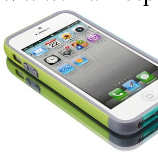 韓國蘋果5多彩邊框 iphone5雙色撞色矽膠軟iphone5手機殼zenus工廠,批發,進口,代購