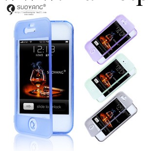 iphone5手機殼 5代手機殼 矽膠TPU外殼 蘋果5 翻蓋保護套帶防塵塞工廠,批發,進口,代購