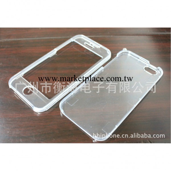 新款手機外殼 IPHONE5手機殼 蘋果5G上下殼 PC單底5G水晶殼工廠,批發,進口,代購