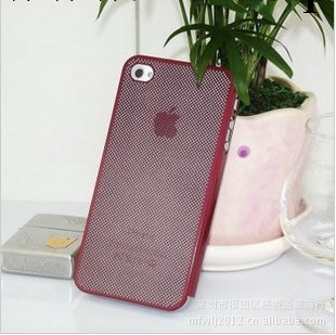廠傢直銷0.3超薄網殼 iphone4手機殼 iphone4s手機殼 蘋果4金屬殼工廠,批發,進口,代購