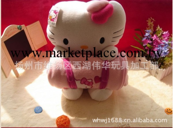 供應2用 Hello Kitty 可愛KT貓 空調毯 抱毯 時尚居傢 大號 廠傢工廠,批發,進口,代購