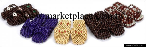 供應專利產品、獨傢生產的手工編木珠按摩保健鞋(圖)工廠,批發,進口,代購