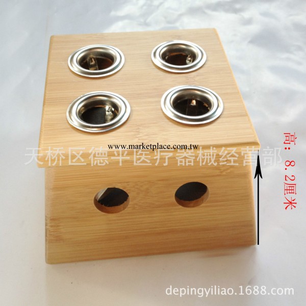 廠傢熱供 竹制 四孔 孔艾灸盒 溫灸器 木灸盒工廠,批發,進口,代購