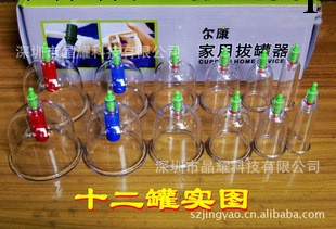 2013大量批發促銷12罐拔罐器  拔罐器  真空拔罐器  歡飲致電工廠,批發,進口,代購