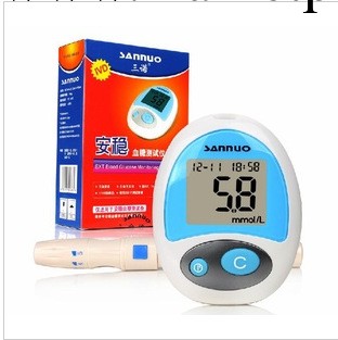 長沙三諾安穩血糖機 送最新效期試紙50條 安穩血糖測試機促銷工廠,批發,進口,代購