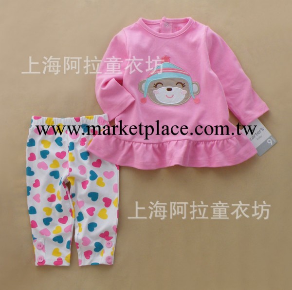 批發 春夏款童裝 純棉嬰童套裝 女童套裝 兒童套裝 兩件套工廠,批發,進口,代購