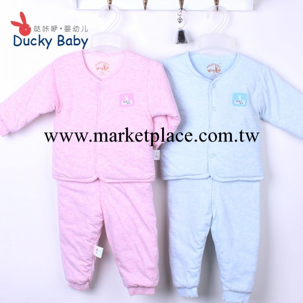 噠咔咿秋冬新款新生兒男女嬰幼兒兒童保暖小棉衣棉服棉褲套裝工廠,批發,進口,代購