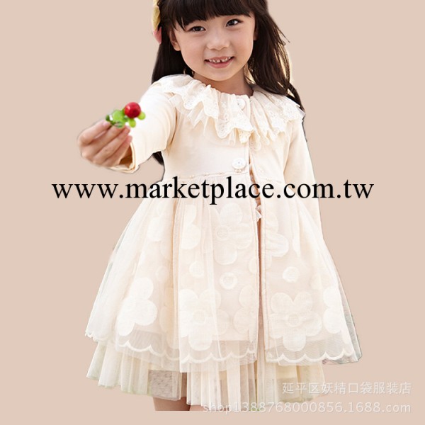 女童2014春秋裝新款連衣裙工廠,批發,進口,代購