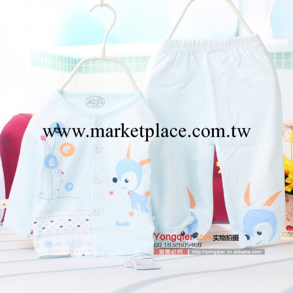 童內衣套裝安貝郎俏皮鹿棉無領套純棉2件套外出服傢居服1040工廠,批發,進口,代購