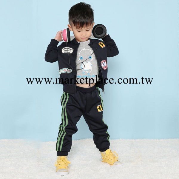 兒童套裝 男童裝 裝 1-2-3-4歲 男寶寶 2013春秋新款 運動衛衣工廠,批發,進口,代購