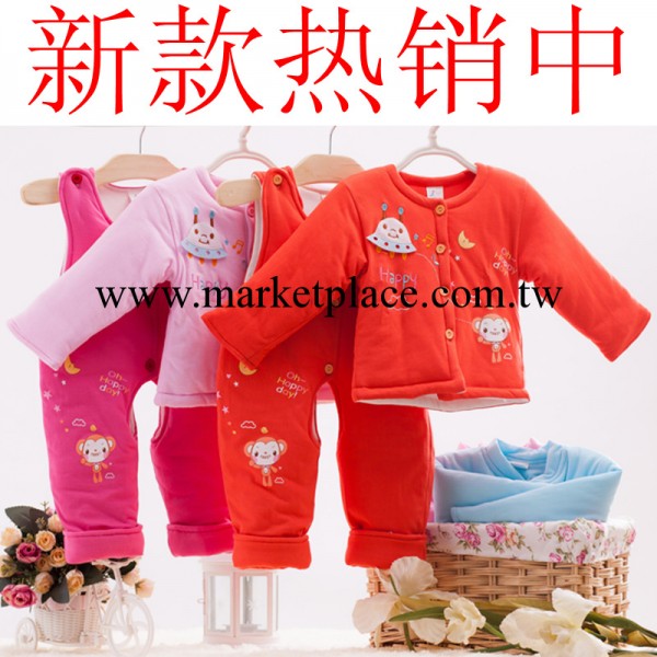 兩件套幼兒套裝嬰幼兒棉服寶寶兩件套全棉嬰幼兒套裝廠傢批發工廠,批發,進口,代購
