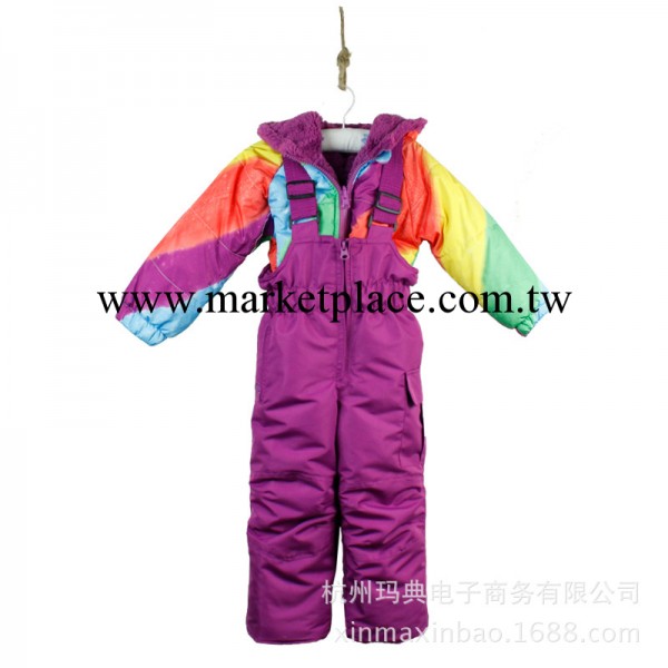 100%原單美國兒童戶外滑雪服滑雪衣保暖時尚沖鋒衣出口美國套裝工廠,批發,進口,代購