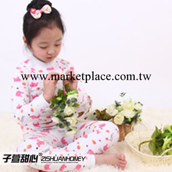 【清倉】子萱甜心 卡通動物兒童小版空氣層保暖內衣套裝批發 4893工廠,批發,進口,代購