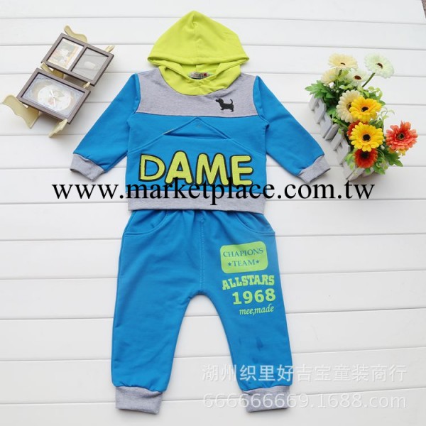 2014新品 童套裝 高檔童裝品牌 時尚卡通字母女童套裝 廠傢直銷工廠,批發,進口,代購
