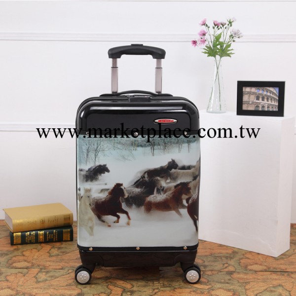 正品3D立體拉桿箱包復古旅行箱行李箱包20寸登機箱 可訂做8040工廠,批發,進口,代購