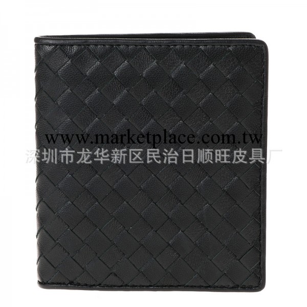 特價 時尚羊皮真皮BV編織男女通用短款二折錢包 橫豎錢夾 BVA-938工廠,批發,進口,代購