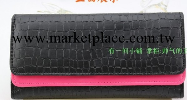 韓新款錢包石頭紋壓花 長款雙翻蓋女式手機包 錢包錢夾多卡位工廠,批發,進口,代購