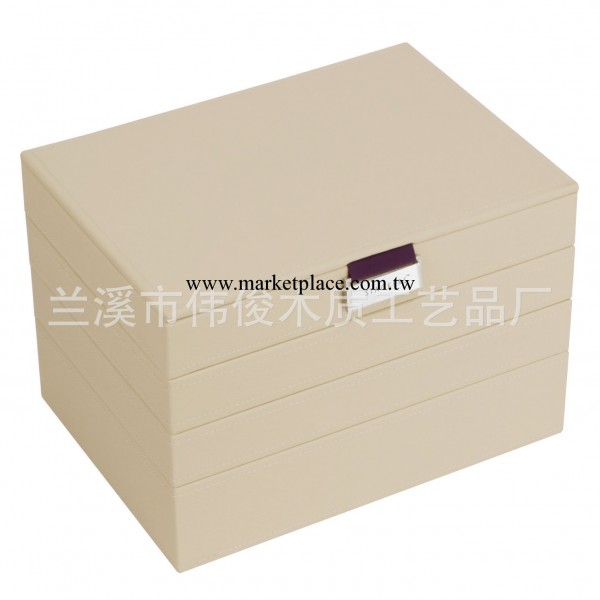 廠傢定做 多層皮質化妝箱 多層皮盒飾品化妝箱 量大價優工廠,批發,進口,代購