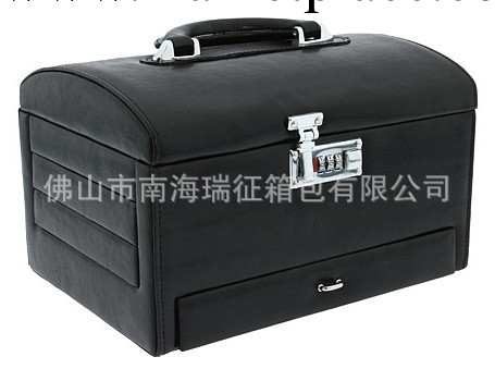 新款化妝箱 皮質化妝箱 大容量PU化妝箱 帶抽屜化妝用品收納箱工廠,批發,進口,代購