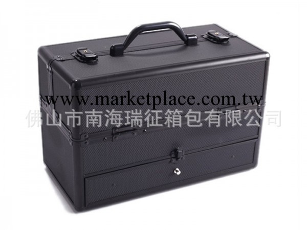 高端鋁制專業化妝師化妝箱 鋁合金化妝用品收納箱 便攜鋁箱化妝箱工廠,批發,進口,代購