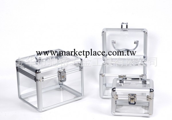 透明化妝箱 首飾箱 珠寶盒 儲物箱 百寶箱JX-HZ0001小號工廠,批發,進口,代購