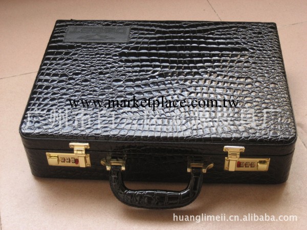 生產廠傢直供 皮革公文箱 仿皮密碼箱 PU皮化妝箱 手提皮箱工廠,批發,進口,代購