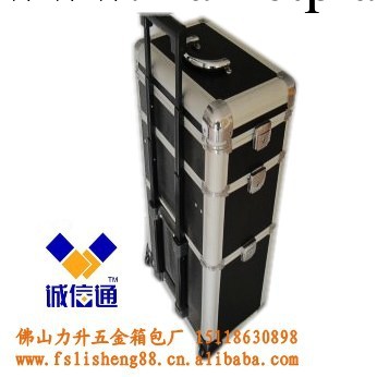 廠傢直銷法國知名品牌鋁制拉桿化妝箱工廠,批發,進口,代購